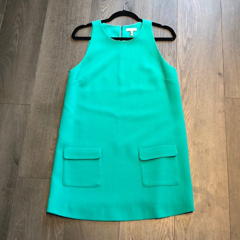 Joie Merrille shift dress, emerald green, size M